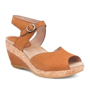 Dansko Charlotte Wedge Clog Heel Sandals